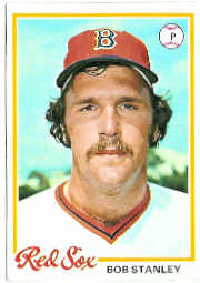 1978 Topps Baseball Cards      186     Bob Stanley DP RC